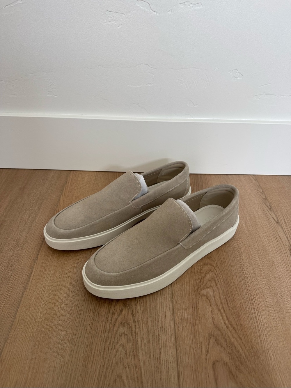 BRAND NEW River Island Beige Suede Loafers
